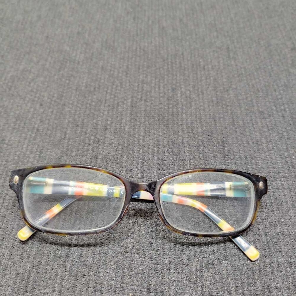 Kate Spade New York Lucyann Eyeglasses Tortoise Striped Square Frames Only